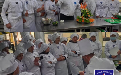 Actividad colaborativa entre estudiantes de Gastronomía y chef David Cabrera